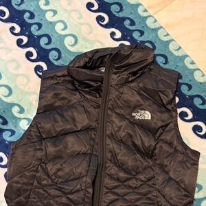 The North Face Charcoal Puffer Vest